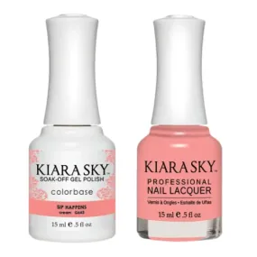 Kiara Sky Classic Gel & Polish Duo - 643 Sip Happens