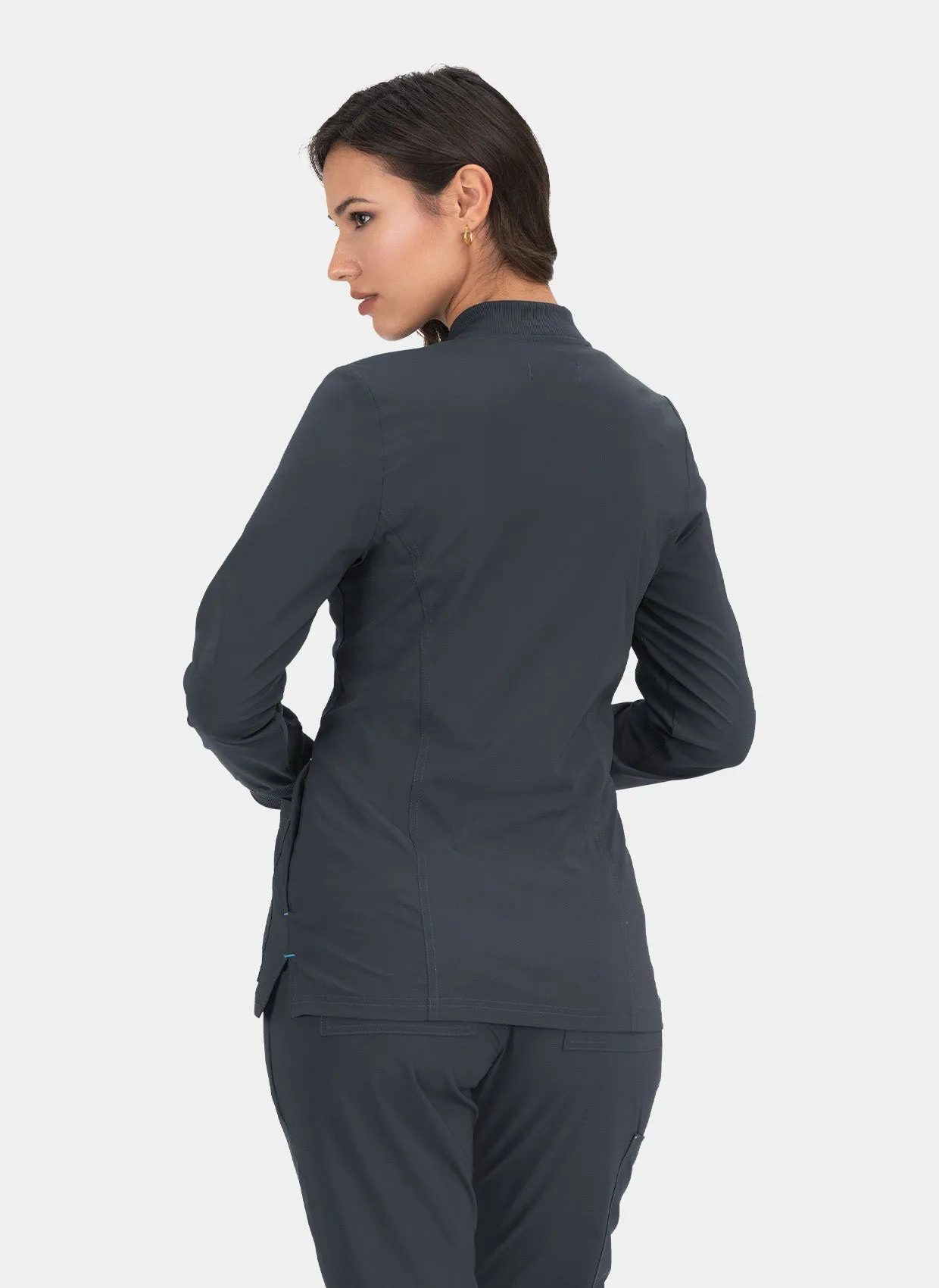 Koi Basics Andrea Jacket - Charcoal