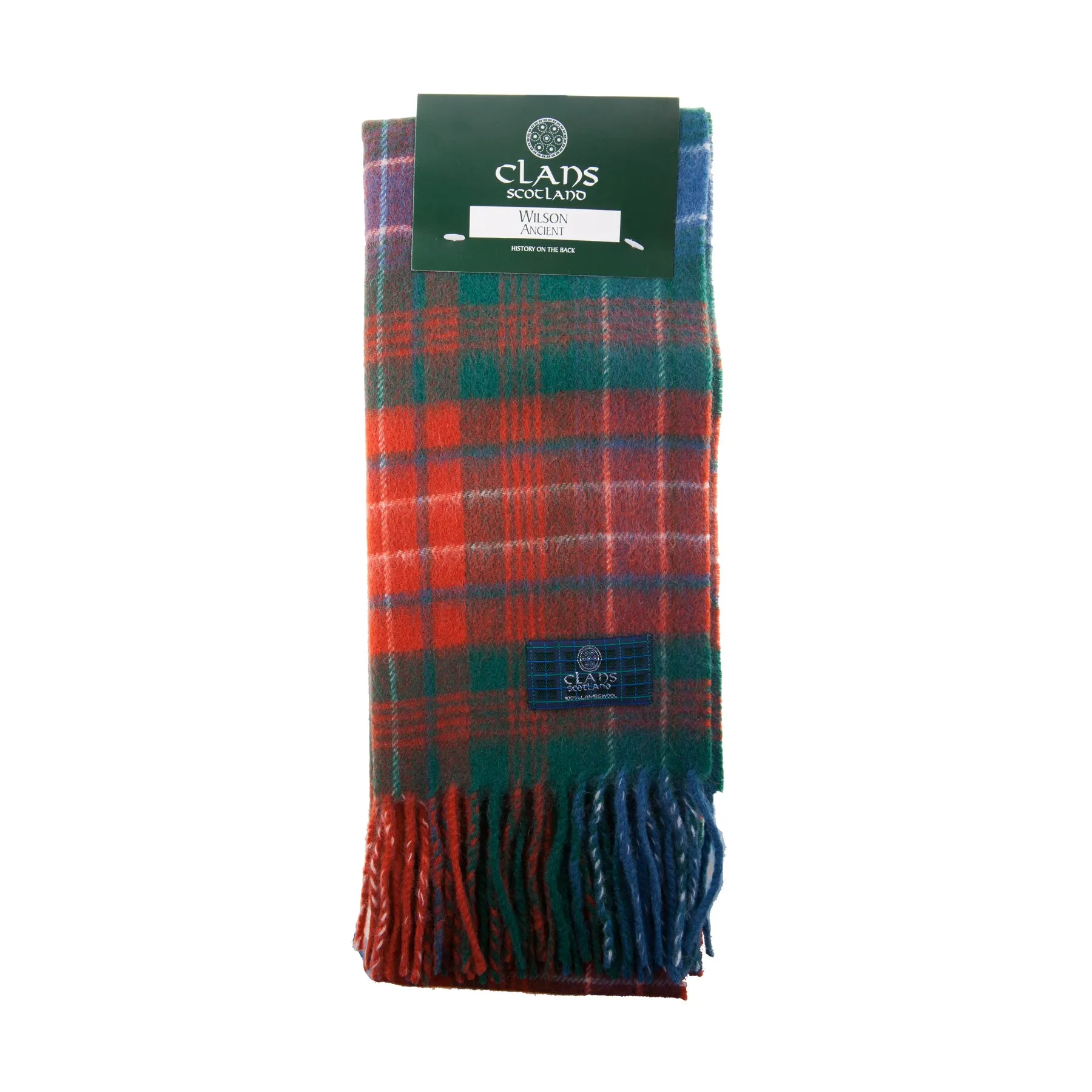 Lambswool Scottish Tartan Clan Scarf  Wilson Ancient