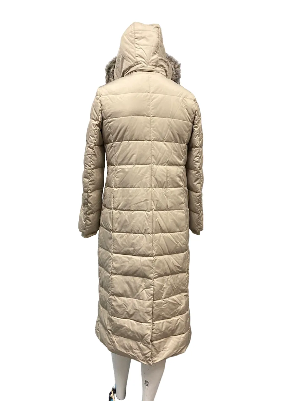 Lands' End Ladies' Long Puffer Jacket Stone