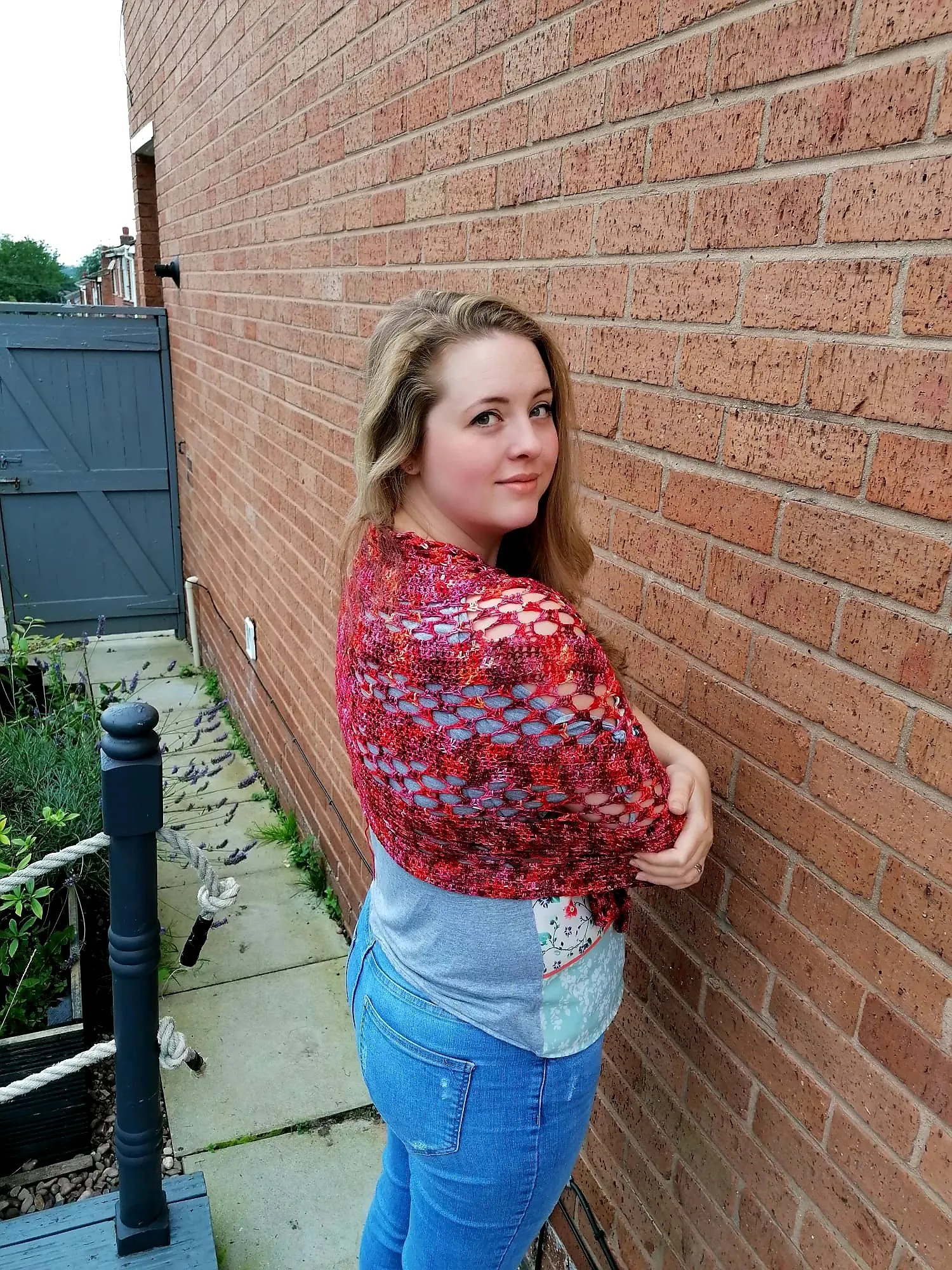 Lost and Found crochet wrap pattern