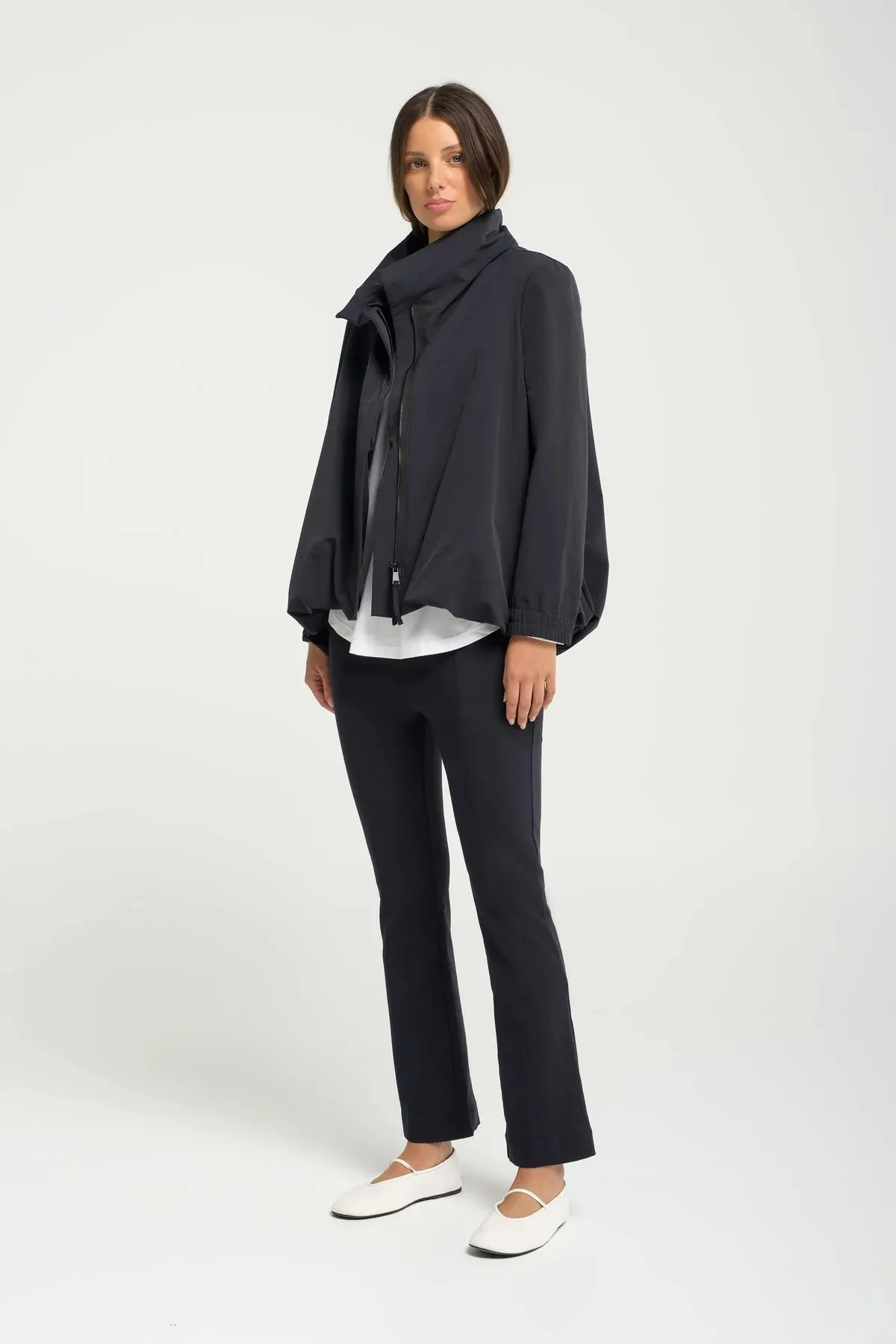 Lounge The Label Bubble Hem Jacket Stanton - Midnight