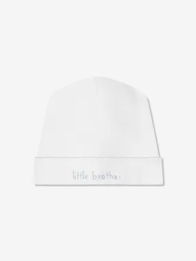 Magnolia Baby Baby Boys Little Brother Hat in White