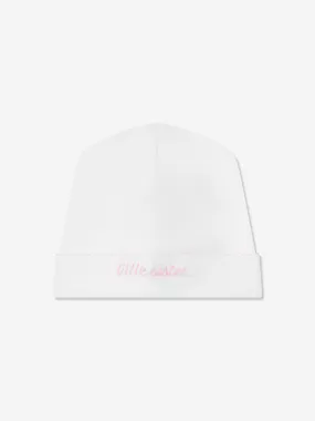 Magnolia Baby Baby Girls Little Sister Hat in White