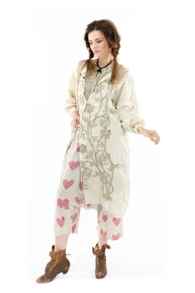 Magnolia Pearl Leola Embroidered Smock Coat