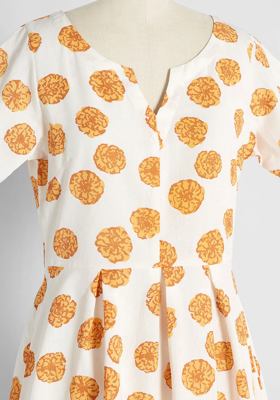 Marigolds and Merriment Dress