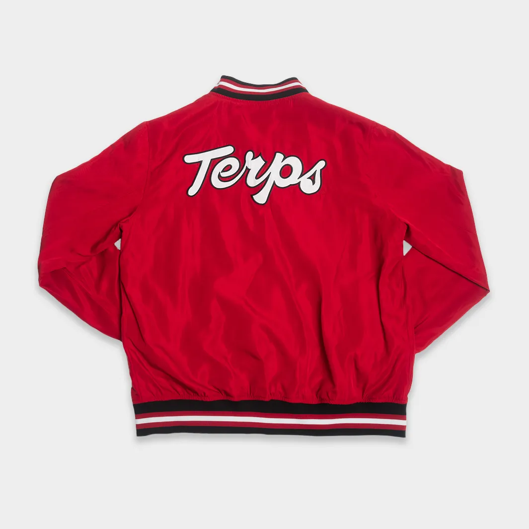 Maryland Terrapins Retro "Terps" Script Bomber Jacket