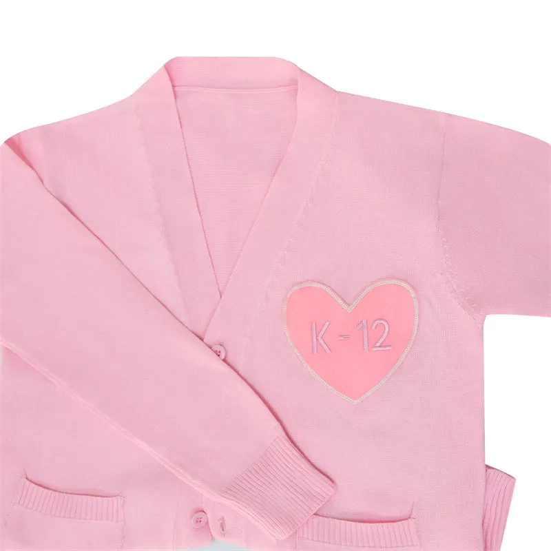 Melanie Martinez K 12 Sweater K-12 Cosplay Costume K12 Crybaby Pink Sweater