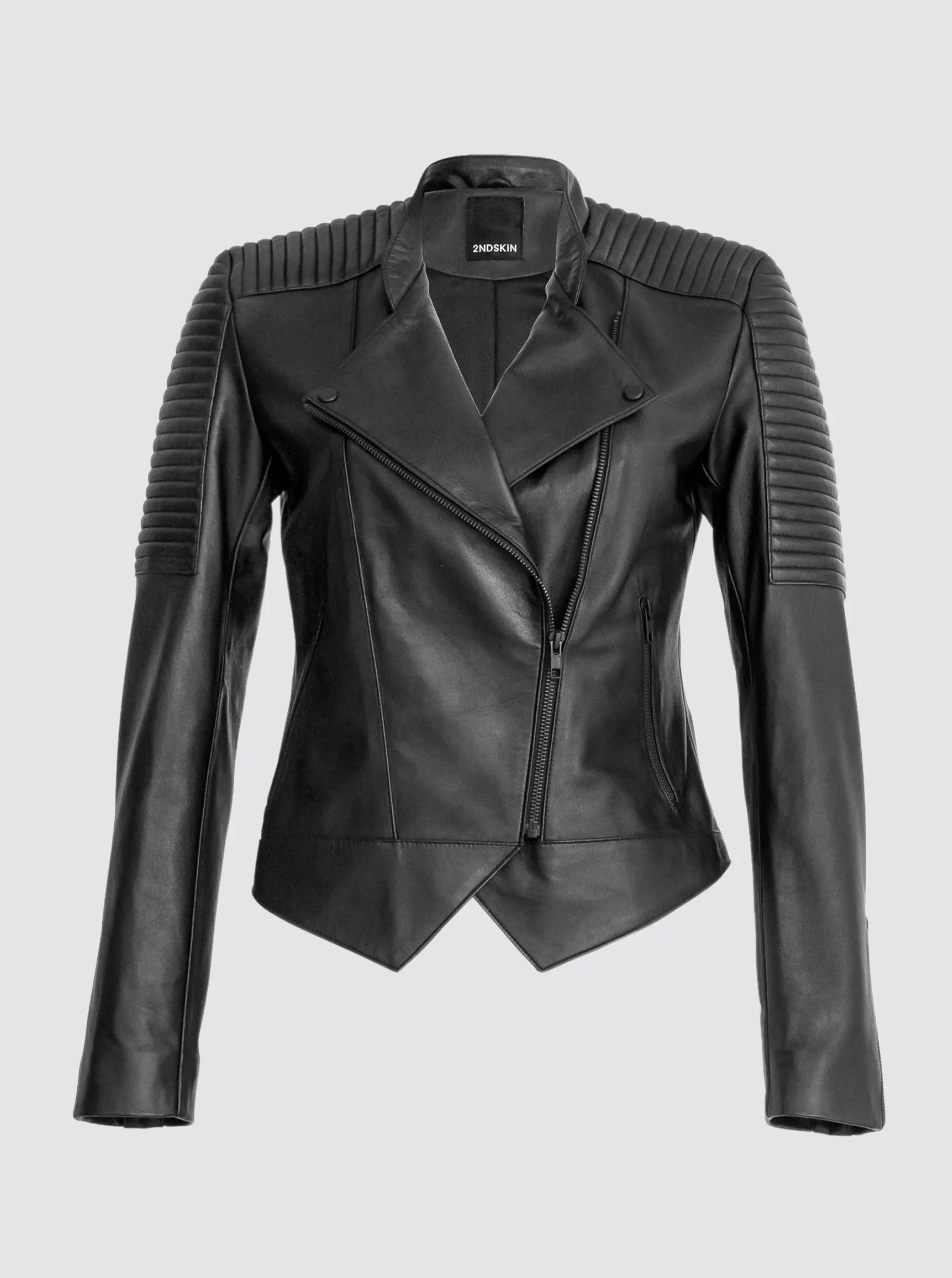 MIMI LEATHER JACKET - BLACK