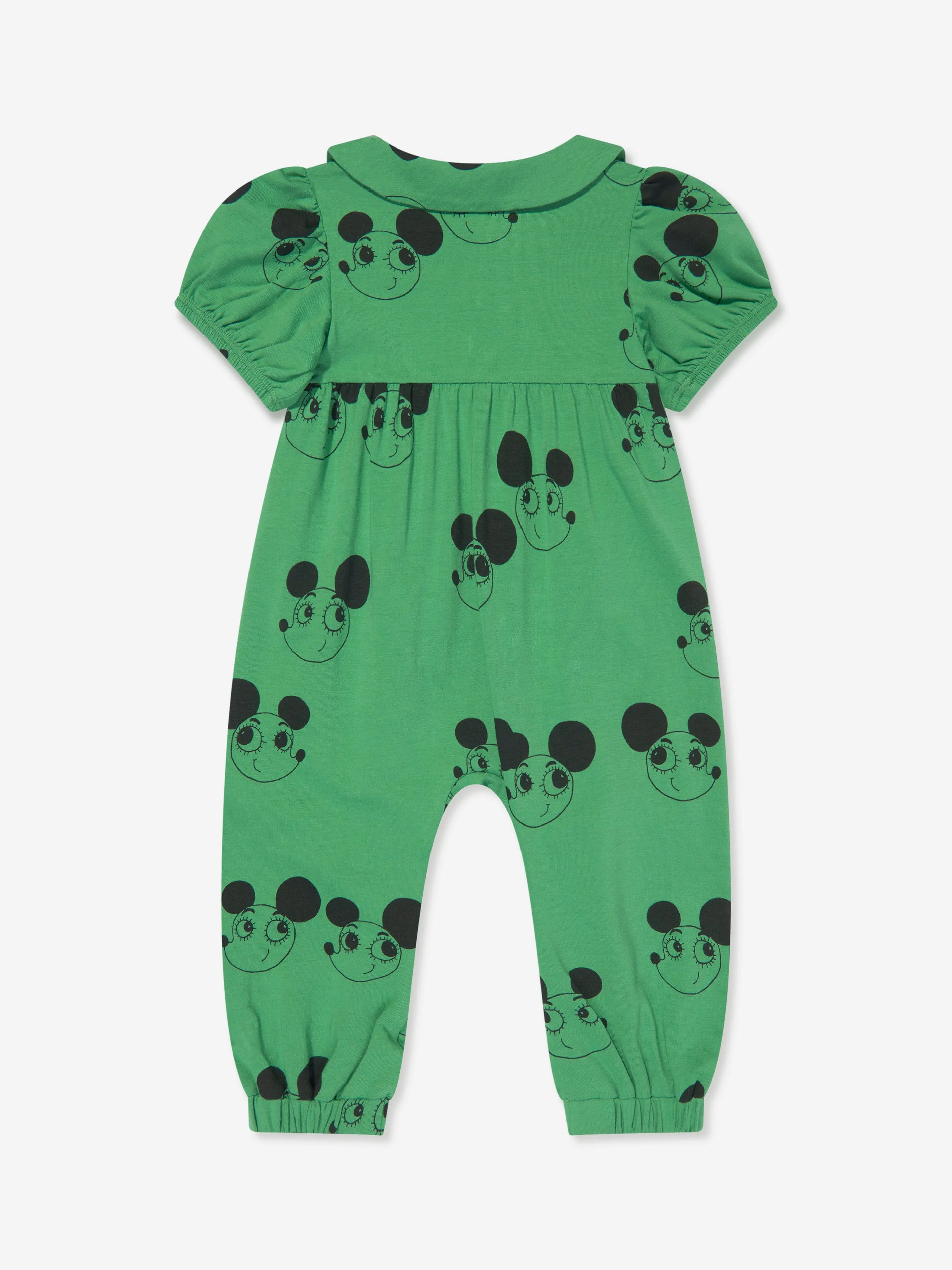 Mini Rodini Baby Girls Ritzrats Jumpsuit in Green