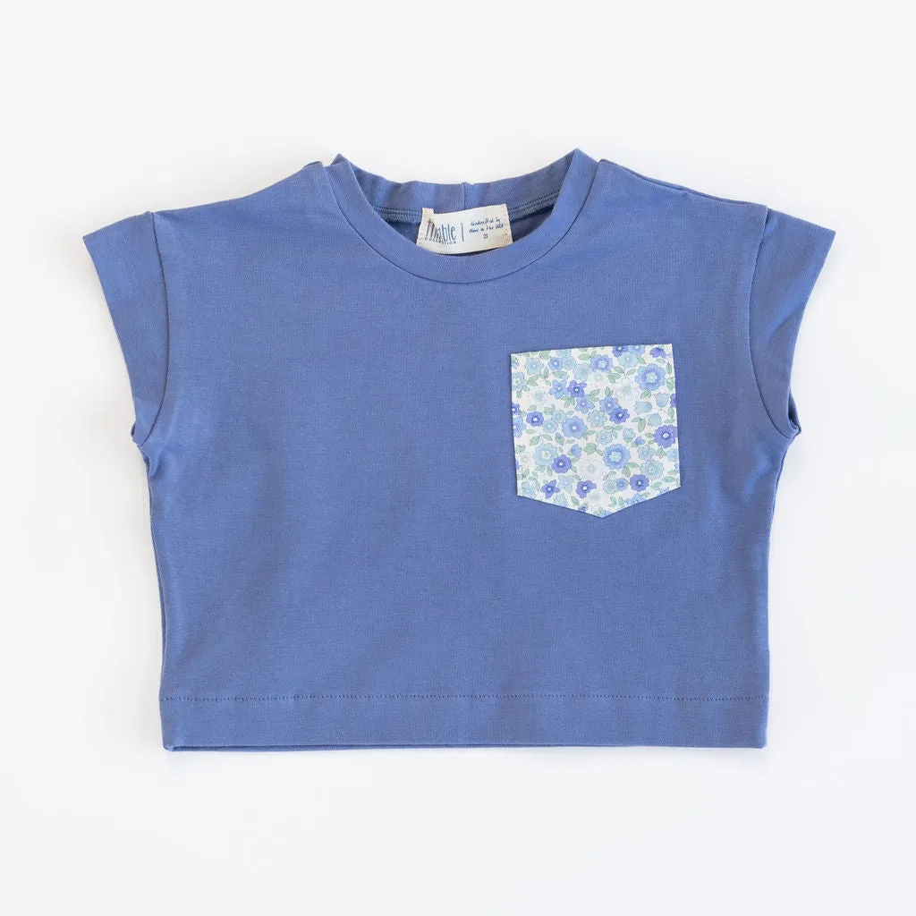 Modern Tee in Azure