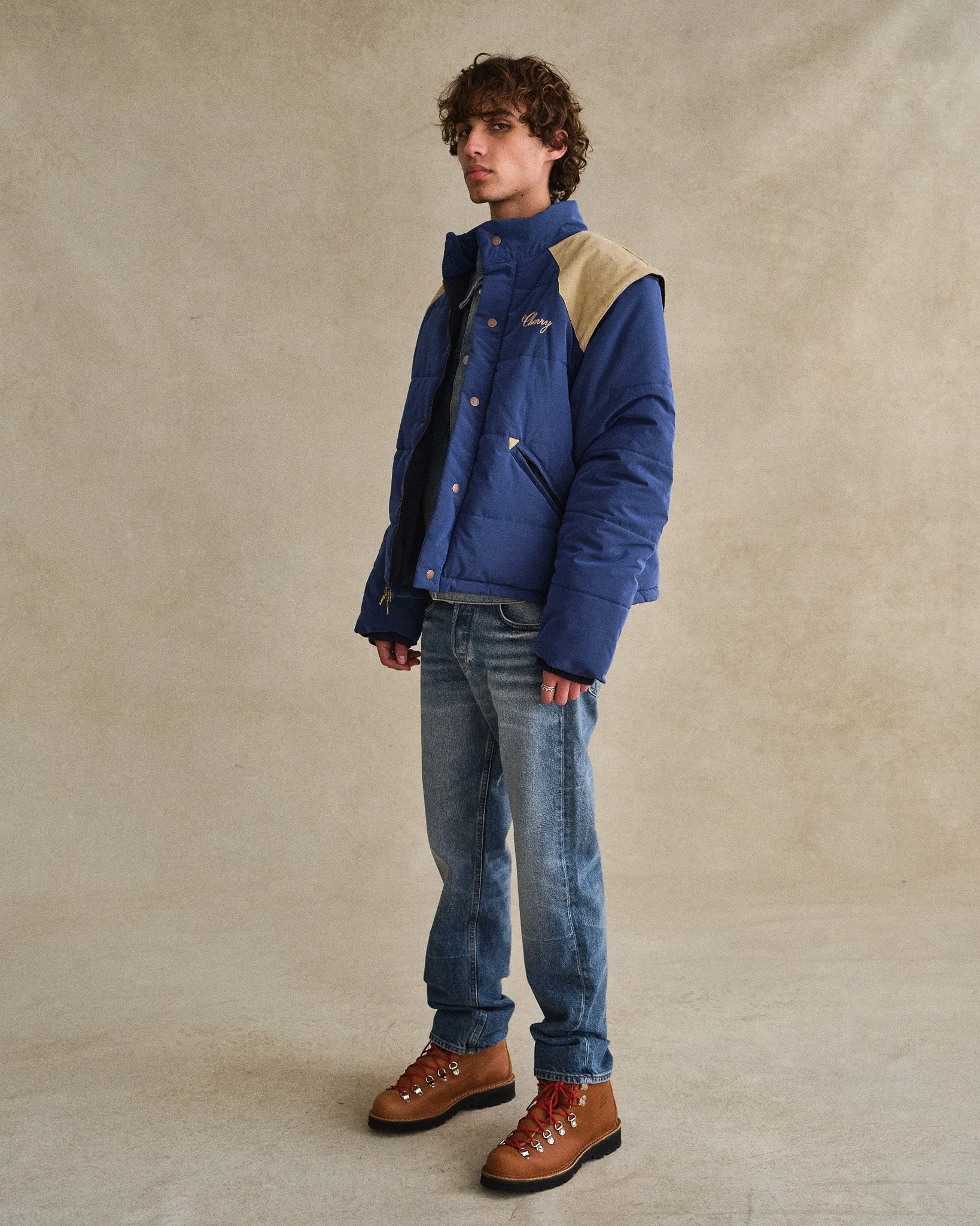 Mountain Puffer Jacket (Royal Blue)