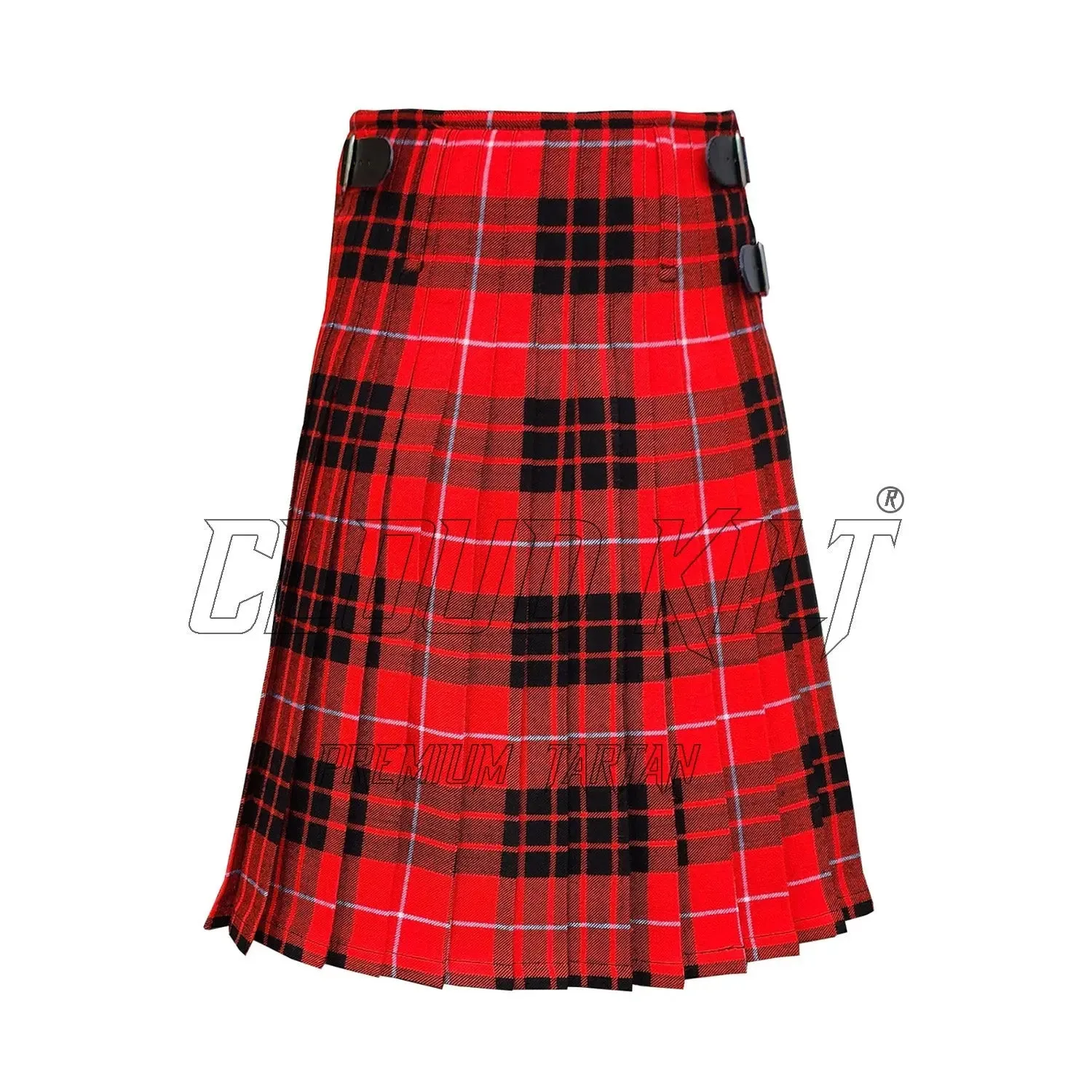 Munro Black & Red Tartan Kilt