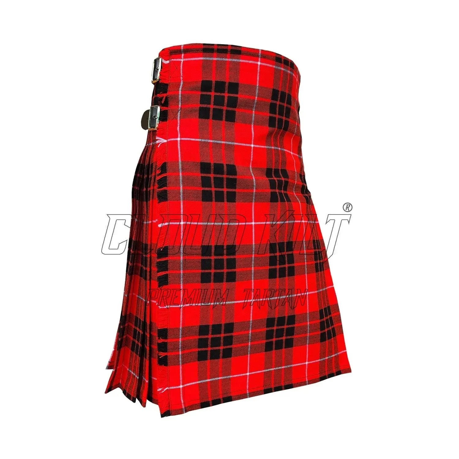 Munro Black & Red Tartan Kilt