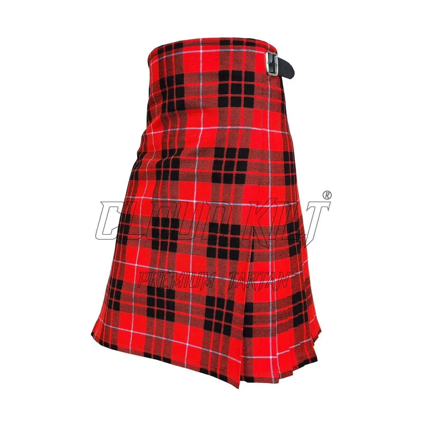 Munro Black & Red Tartan Kilt