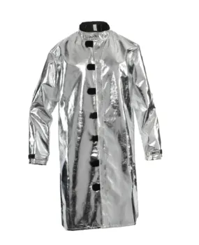 National Safety Apparel NXJH5C Carbon Armour Silvers Aluminized 45 or 50 Inch Jacket