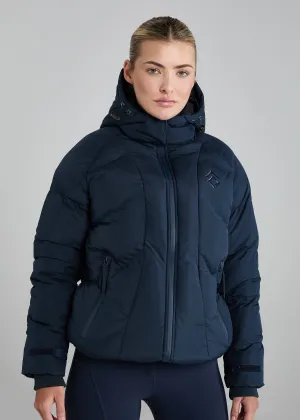 Navy Puffer Coat