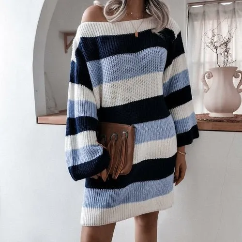 Off Shoulder Sweater Dress