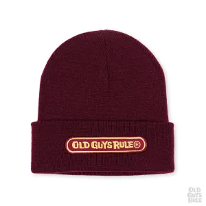 'Original' Cuffed Beanie - Burgundy