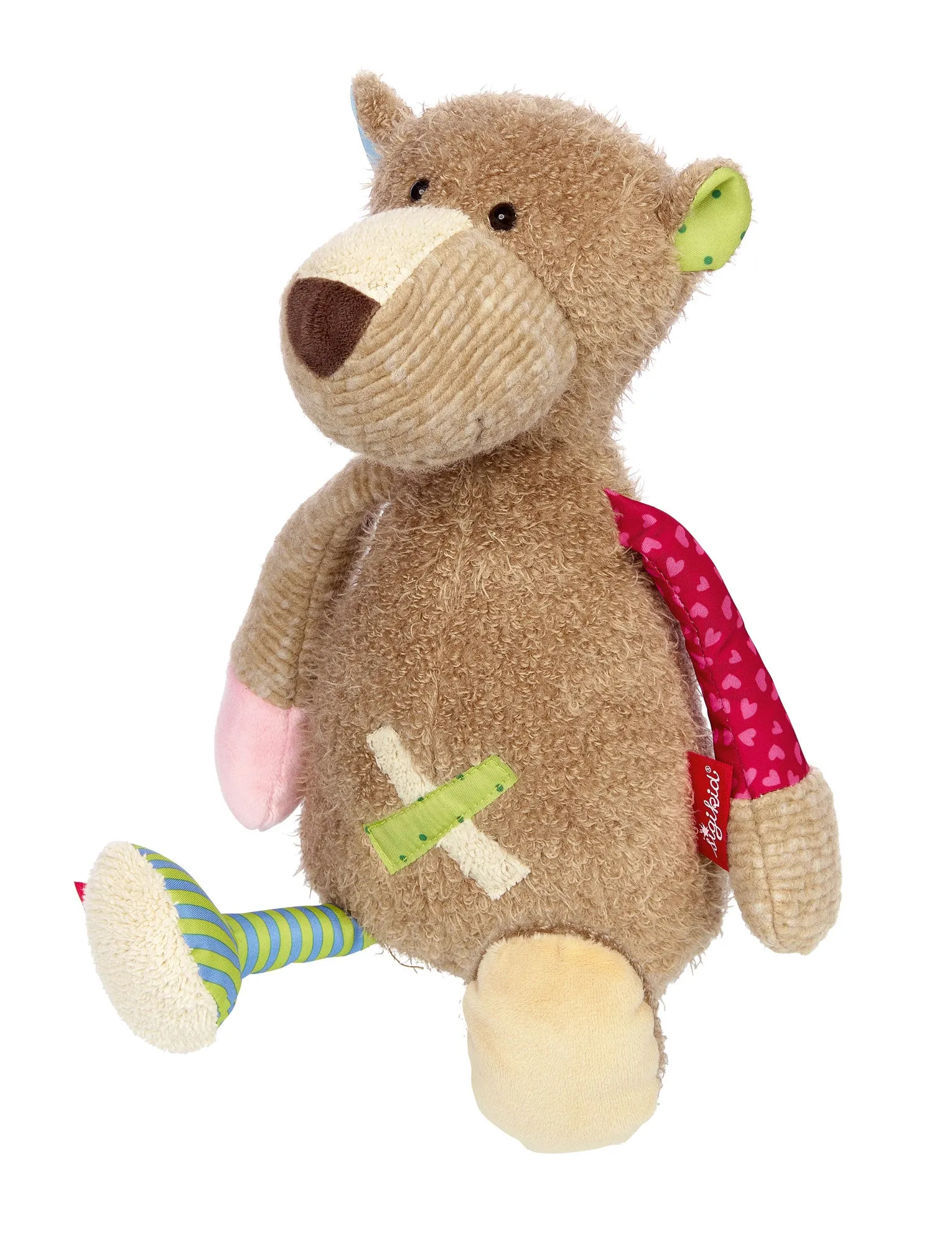 Patchwork Bear Plush Toy