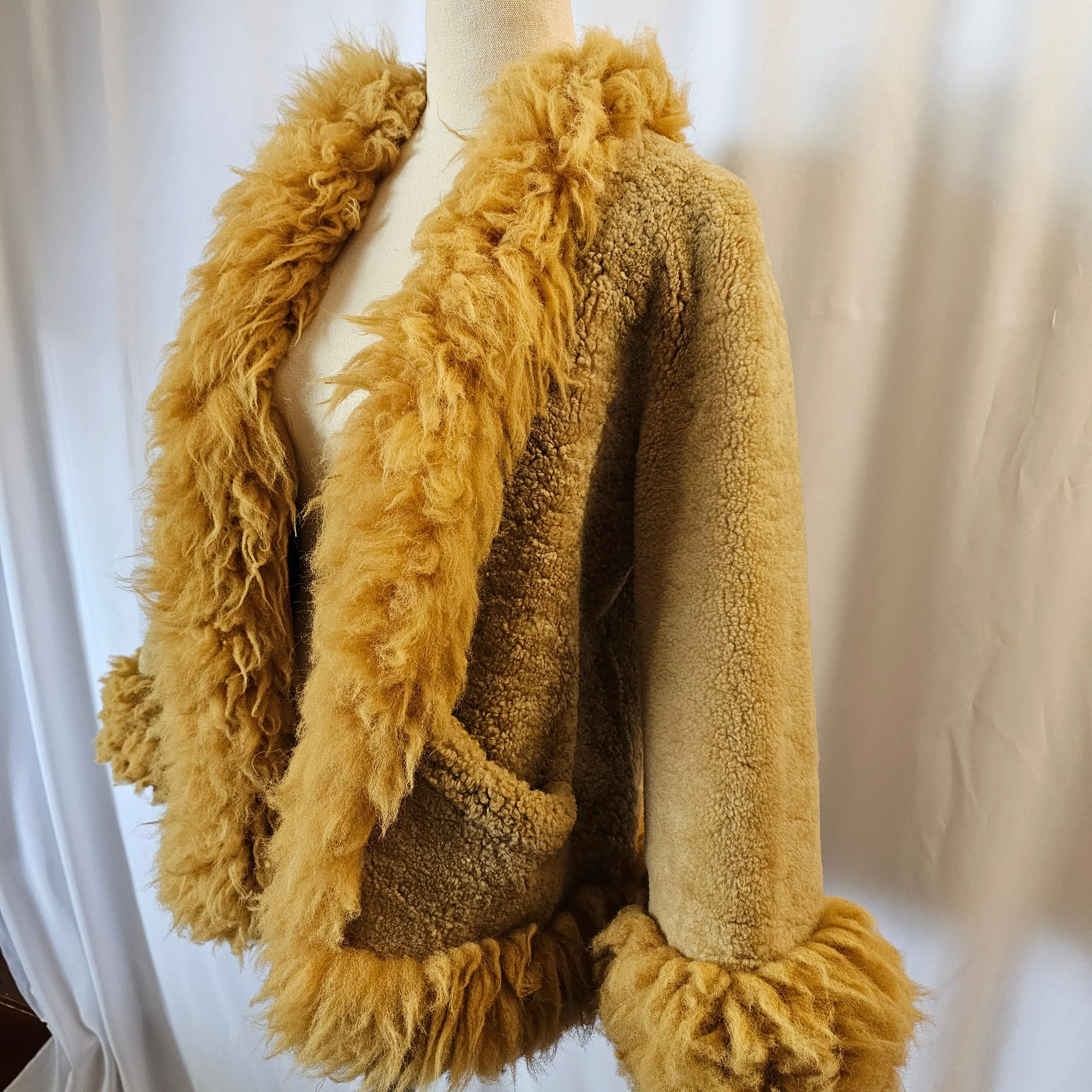 Penny lane sheepskin shearling coat