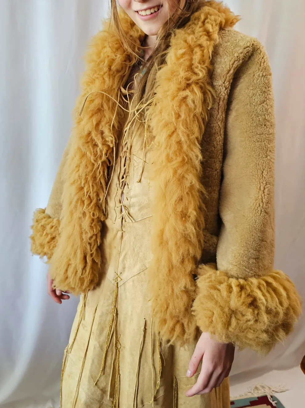 Penny lane sheepskin shearling coat