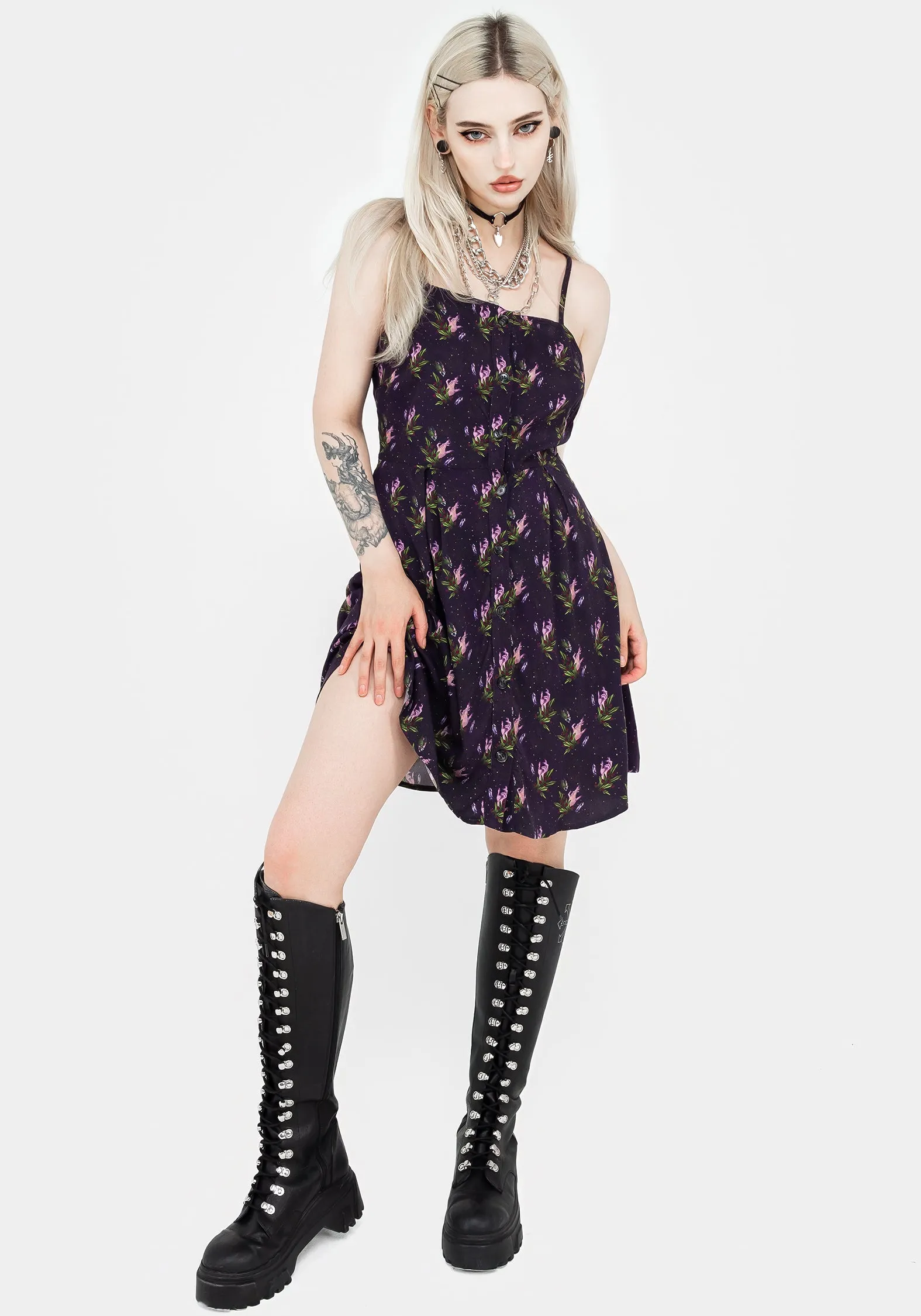 Petra Button Up Cami Dress