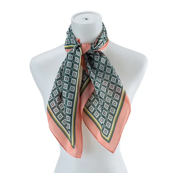 PINK SILK FASHION SCARF