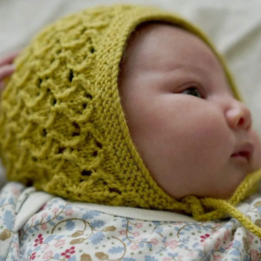 Princess Gabriella Bonnet & Booties Knitting Pattern - 4Ply (BC79)