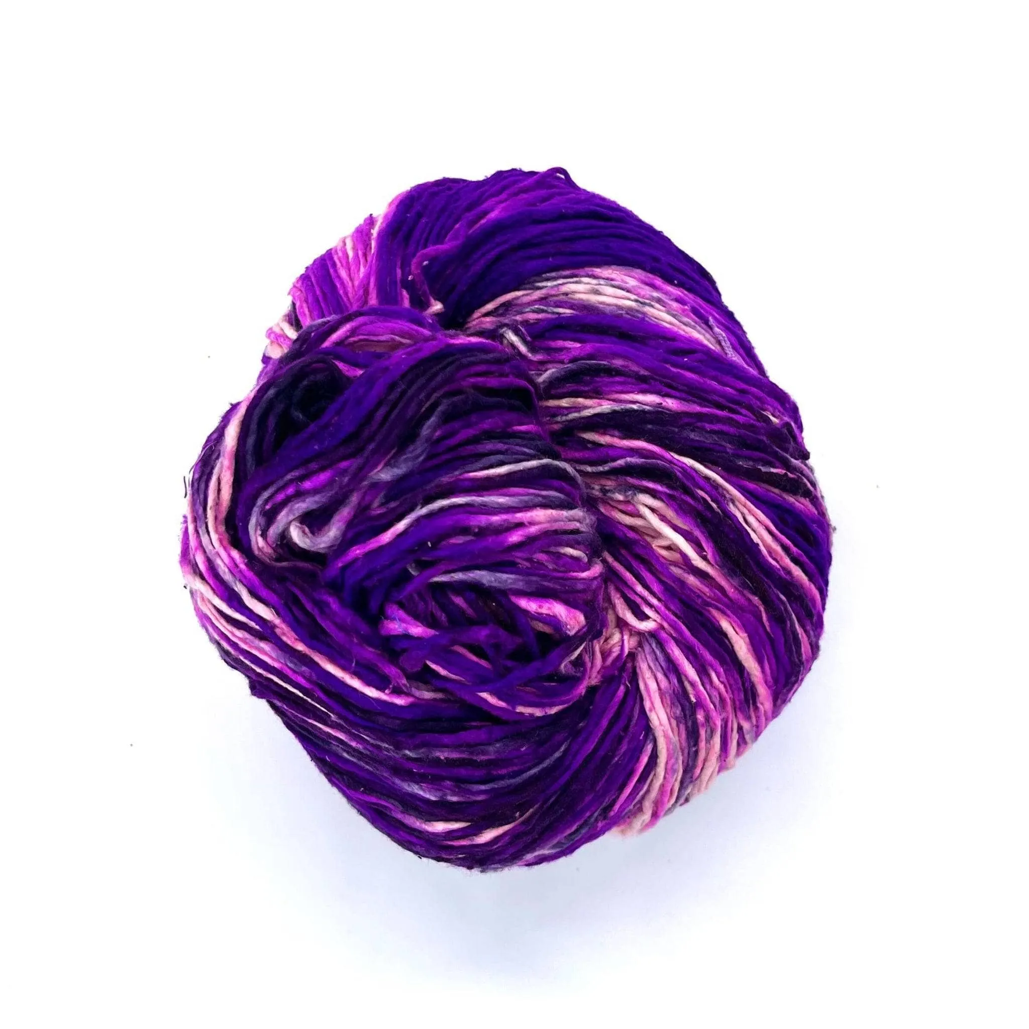 Recycled Silk Roving Worsted Weight Yarn - Mega Skein 🧶