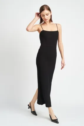 Ribbed Knit Maxi Dress