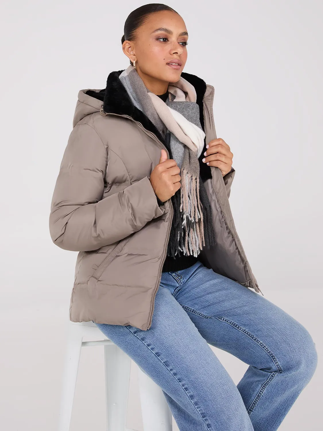 Short Puffer Jacket