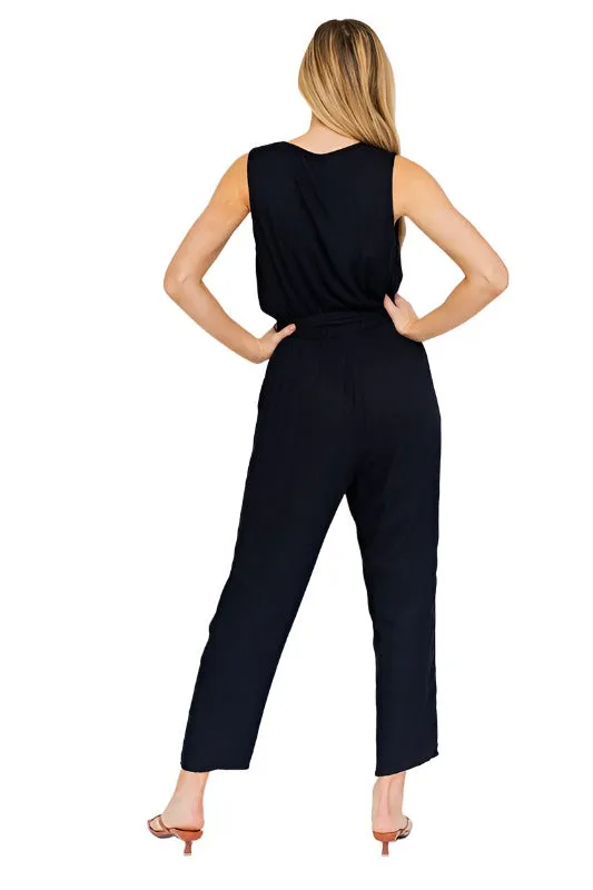 Sleeveless Surplus Jumpsuit