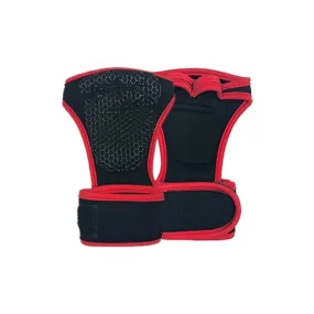 Sports Riding Gloves Silicone pull-up Exercise Gloves, Size:L(Regular Red)