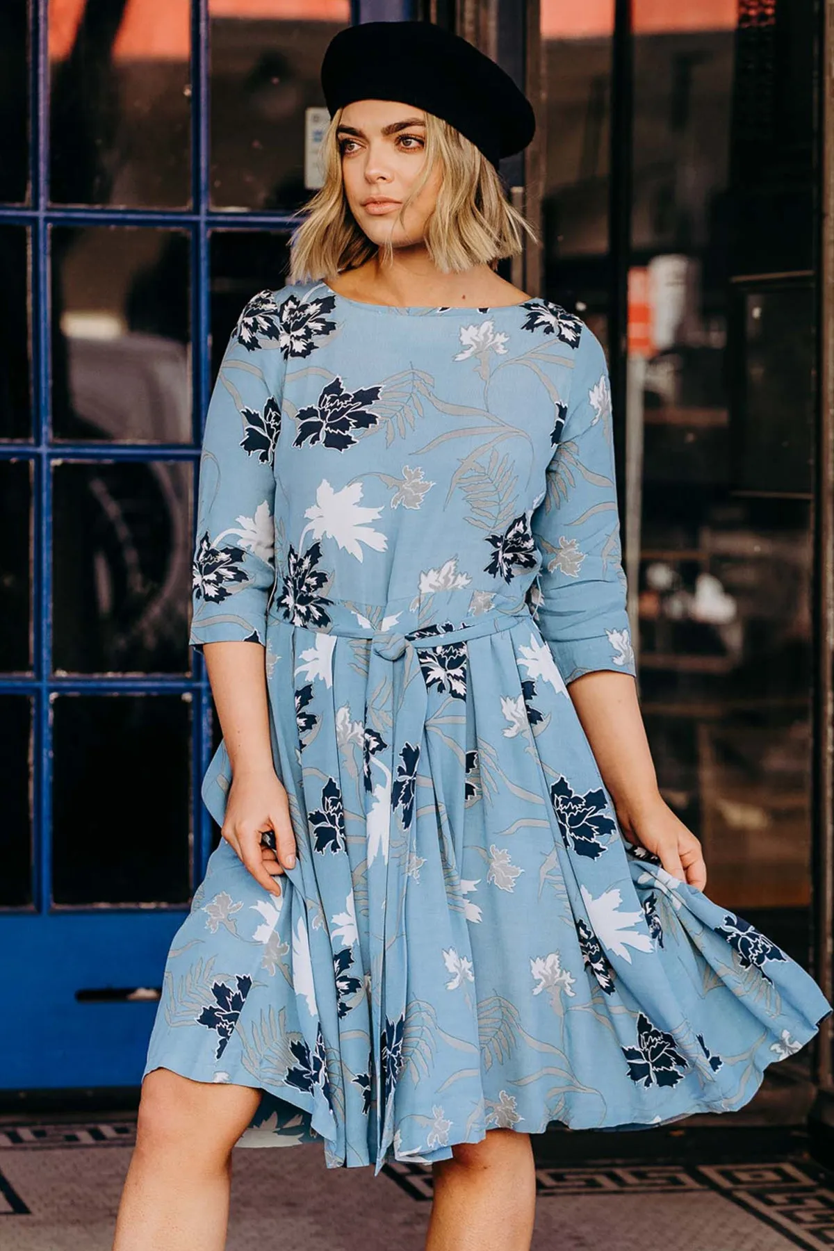 Stormy Weather Dress - Blue Dreams