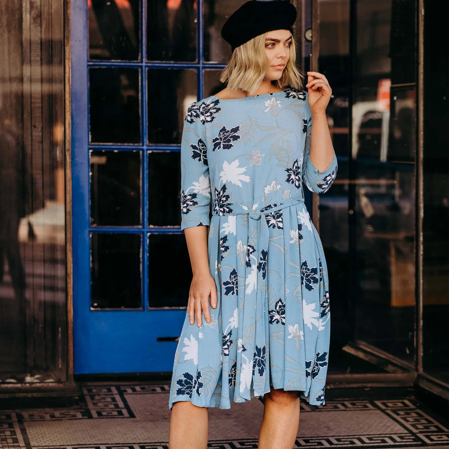 Stormy Weather Dress - Blue Dreams