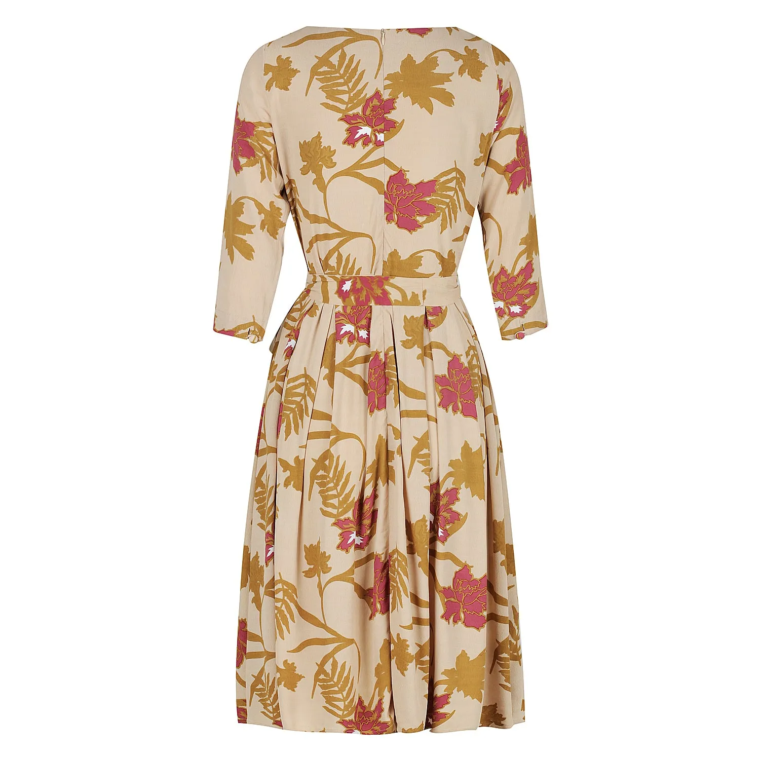 Stormy Weather Dress - Mystery Gardenia Sand Rose