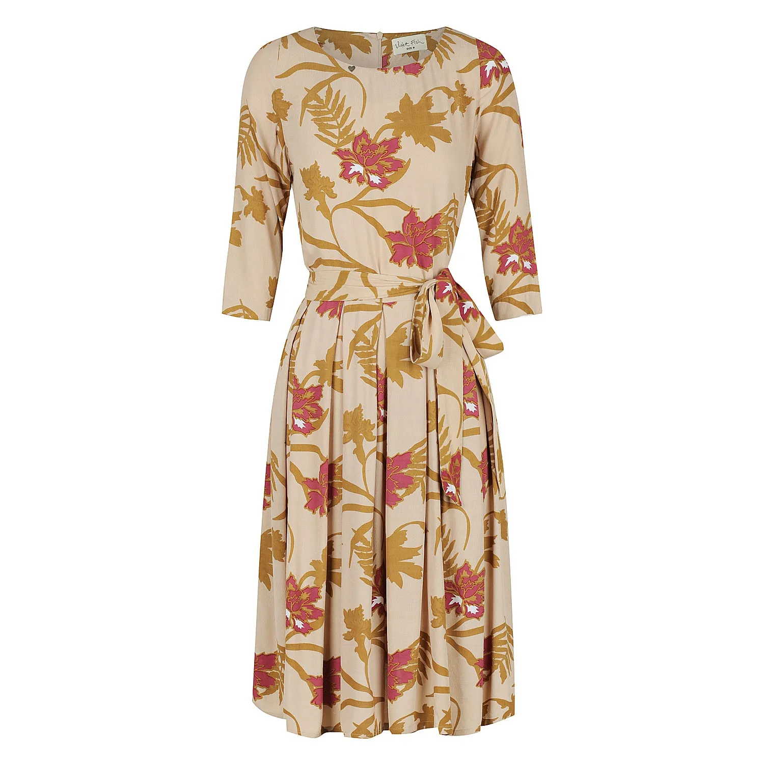 Stormy Weather Dress - Mystery Gardenia Sand Rose