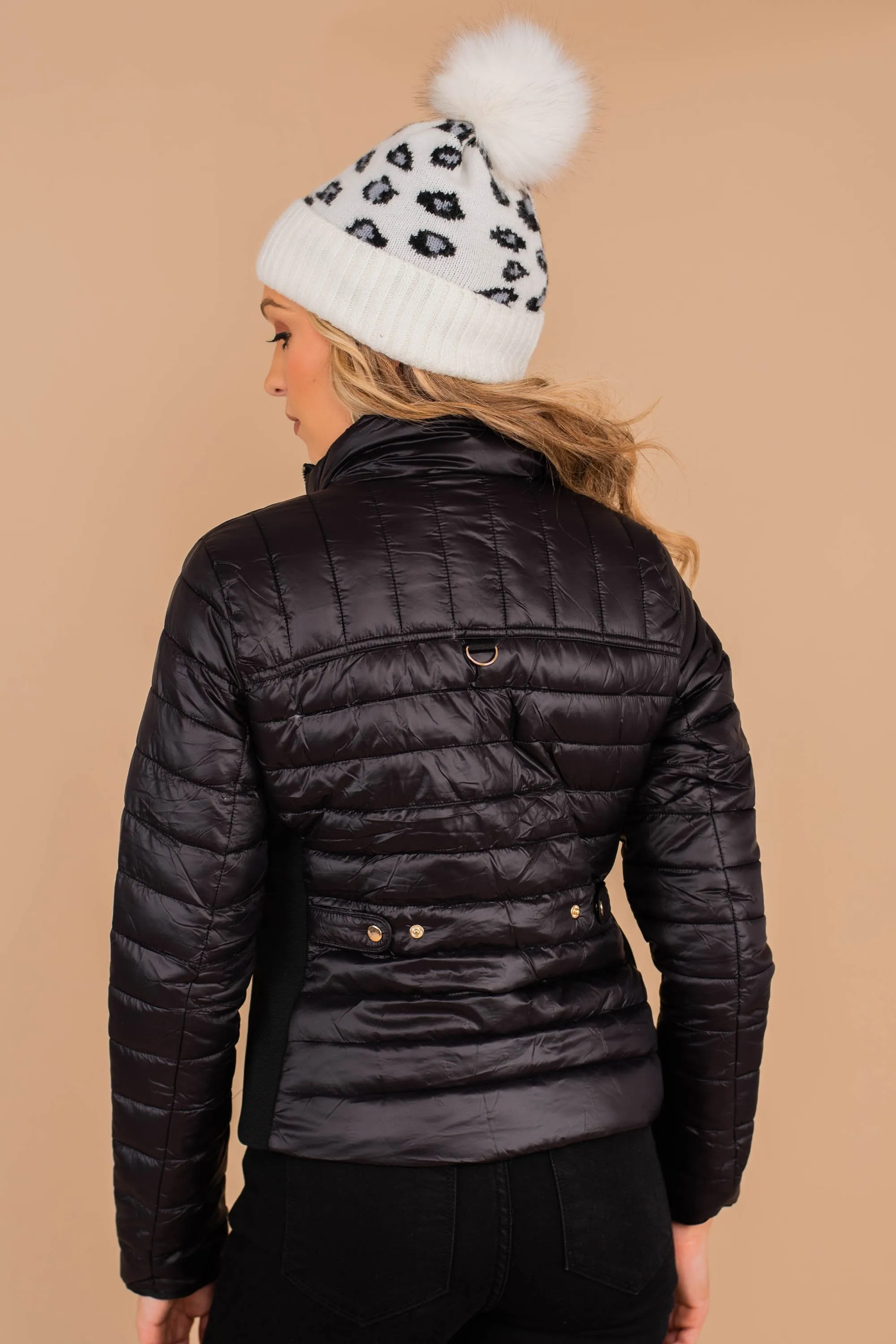 Such A Legend Black Puffer Jacket