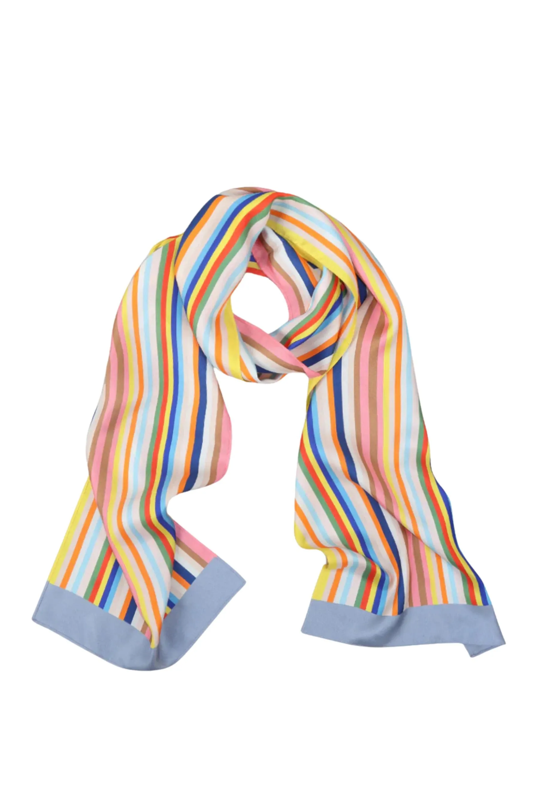 Sunday Stripes Silk Scarf