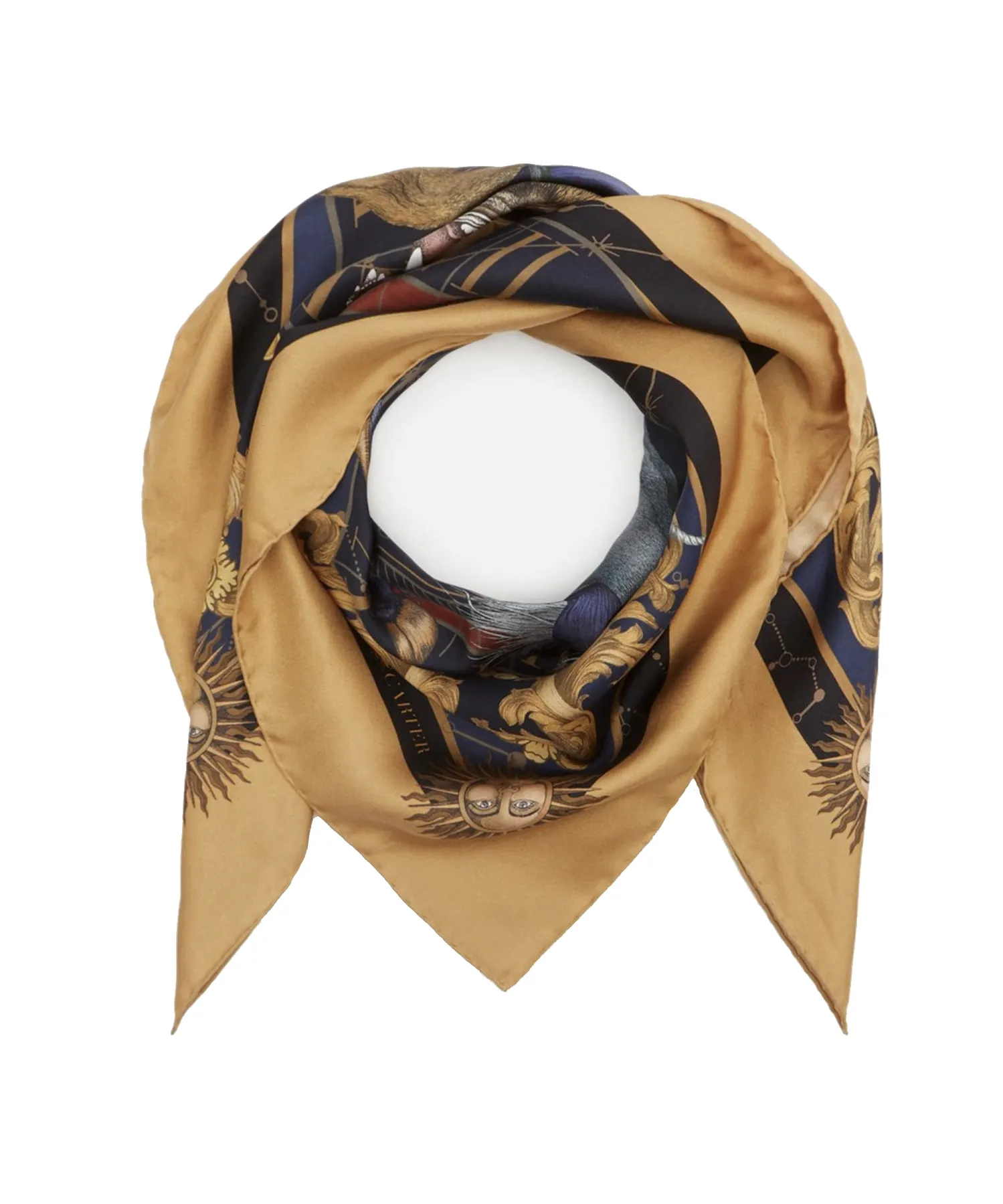 The Astrology Silk Scarf | 90x90cm