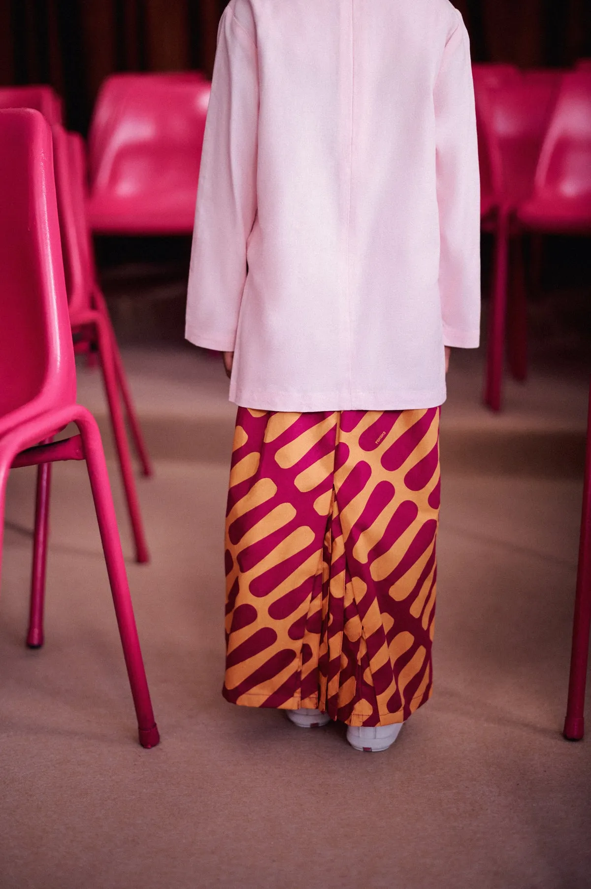 The Dulu Kita Fan Pleats Skirt - Good Vibes