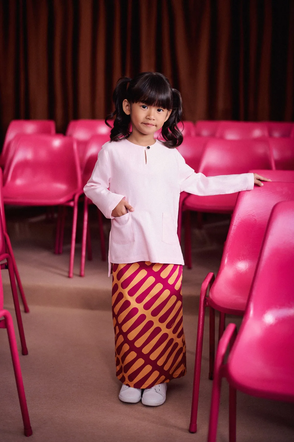 The Dulu Kita Fan Pleats Skirt - Good Vibes