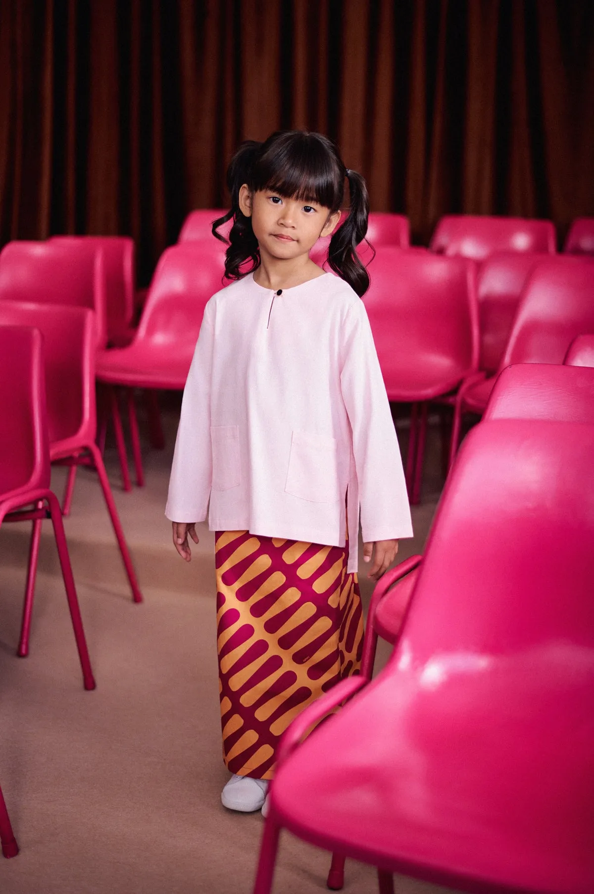 The Dulu Kita Fan Pleats Skirt - Good Vibes