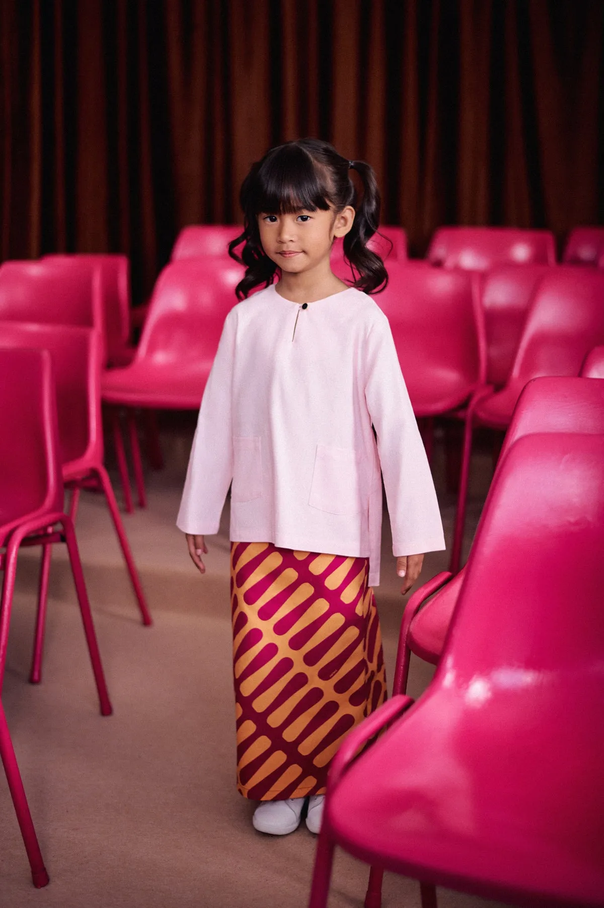 The Dulu Kita Fan Pleats Skirt - Good Vibes