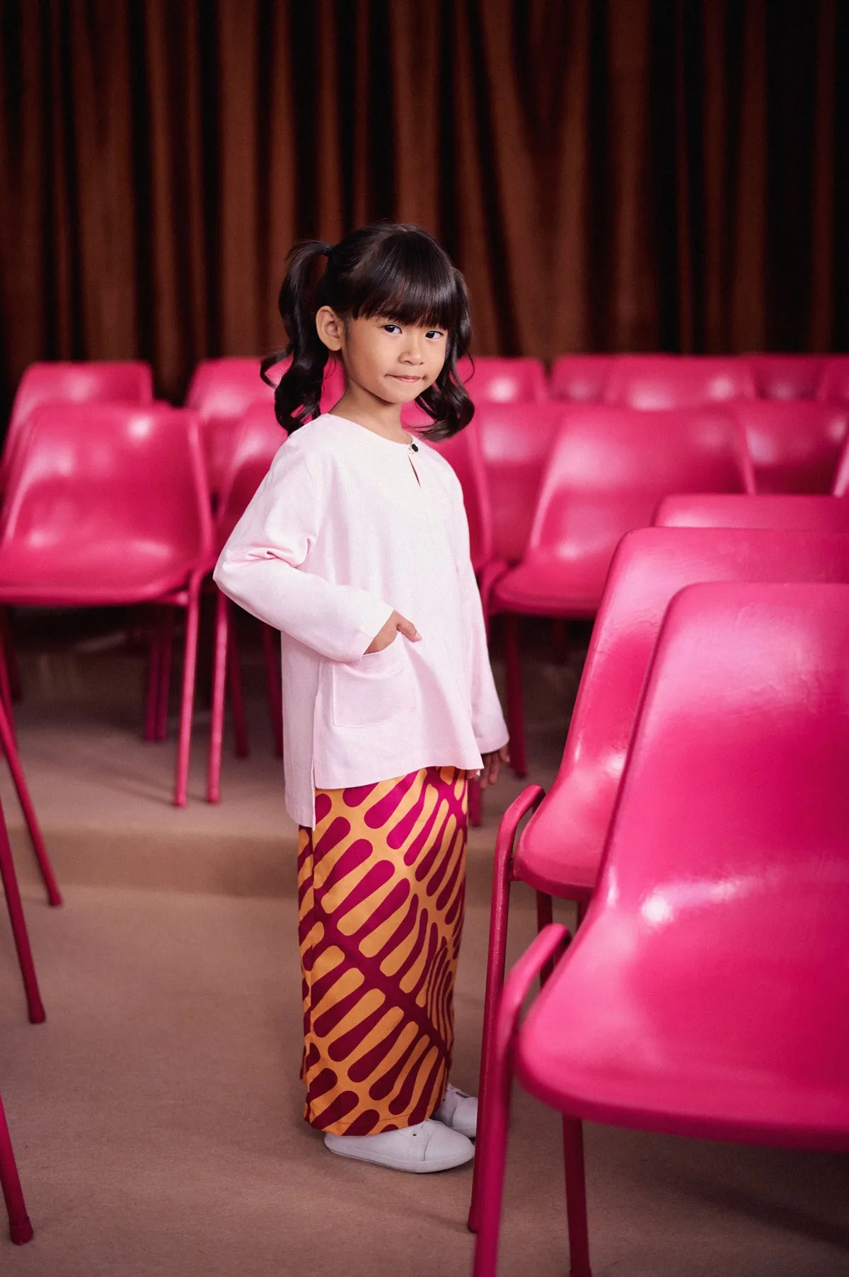 The Dulu Kita Fan Pleats Skirt - Good Vibes