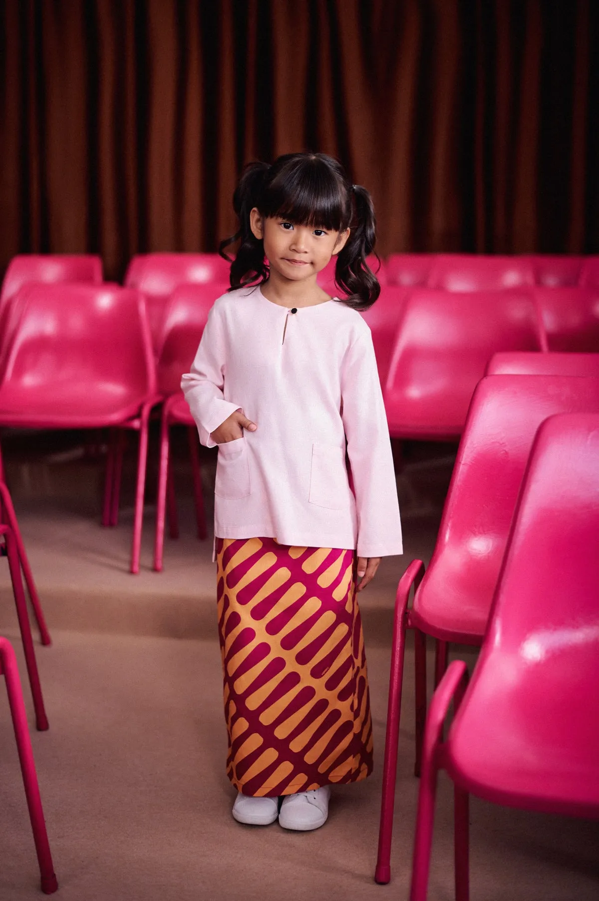 The Dulu Kita Fan Pleats Skirt - Good Vibes