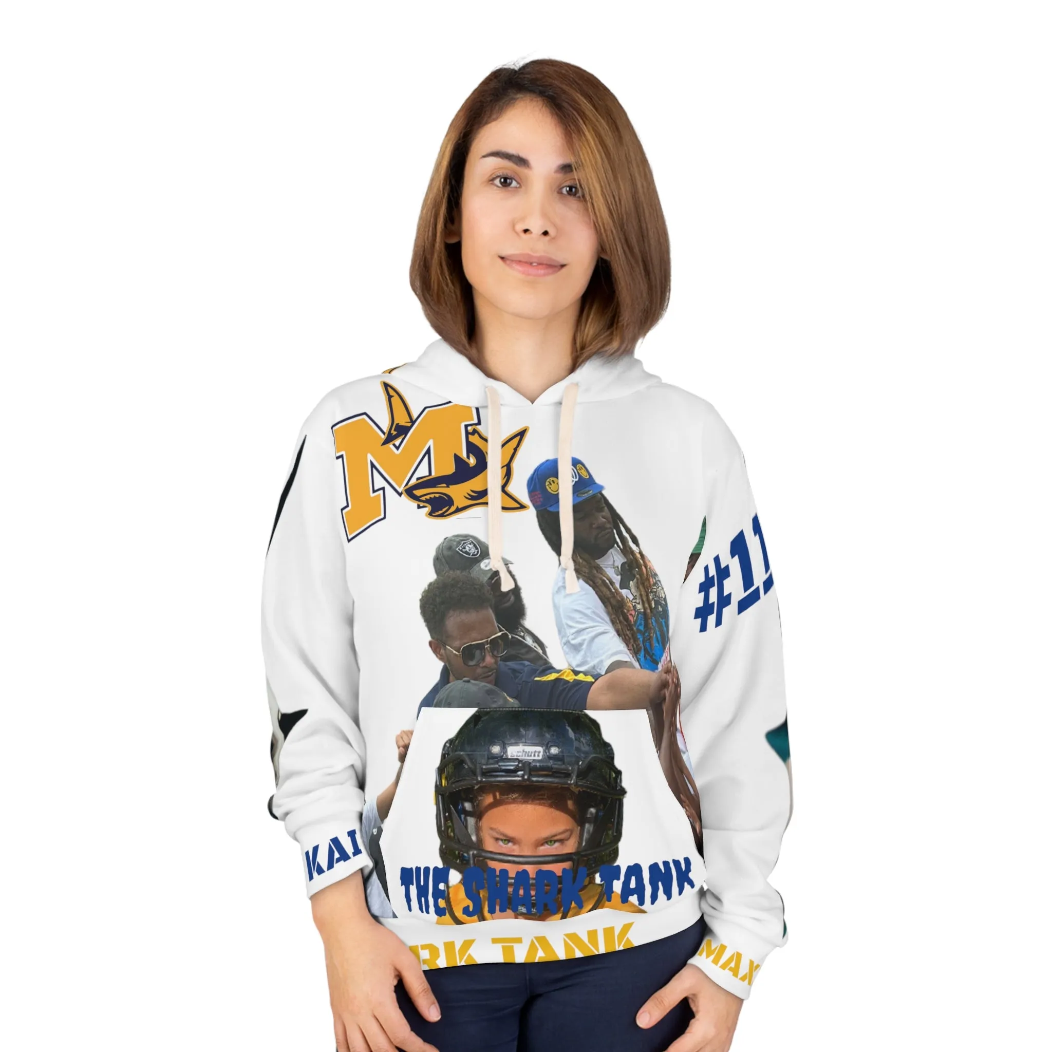 The Shark Tank Unisex Pullover Hoodie (AOP)