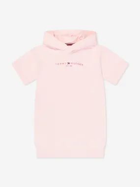 Tommy Hilfiger Girls Essential Hoodie Dress in Pink