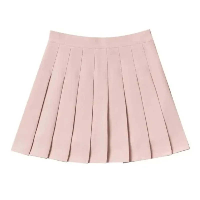 ULILICOO 2024 Luxe High-Waisted Pleated Skirt Shorts